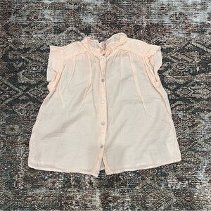Bonton Light Peach Kids Button-Down Shirt